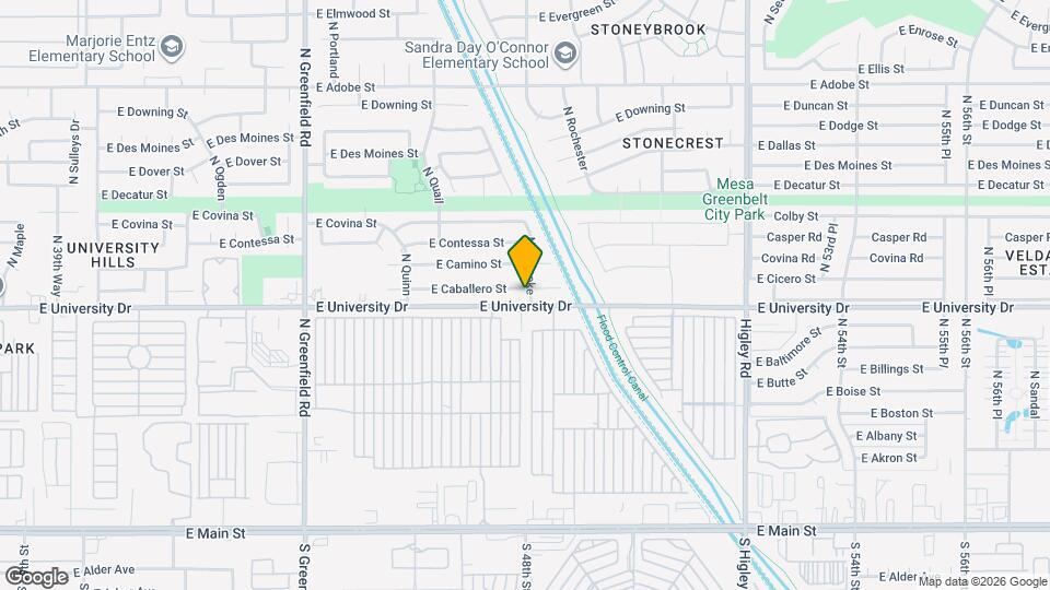 4763 E Caballero St Map and Location Details