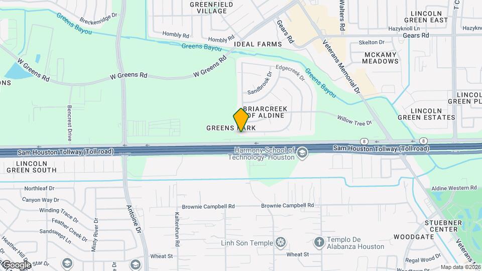 3435 Creek Grove Dr Map and Location Details