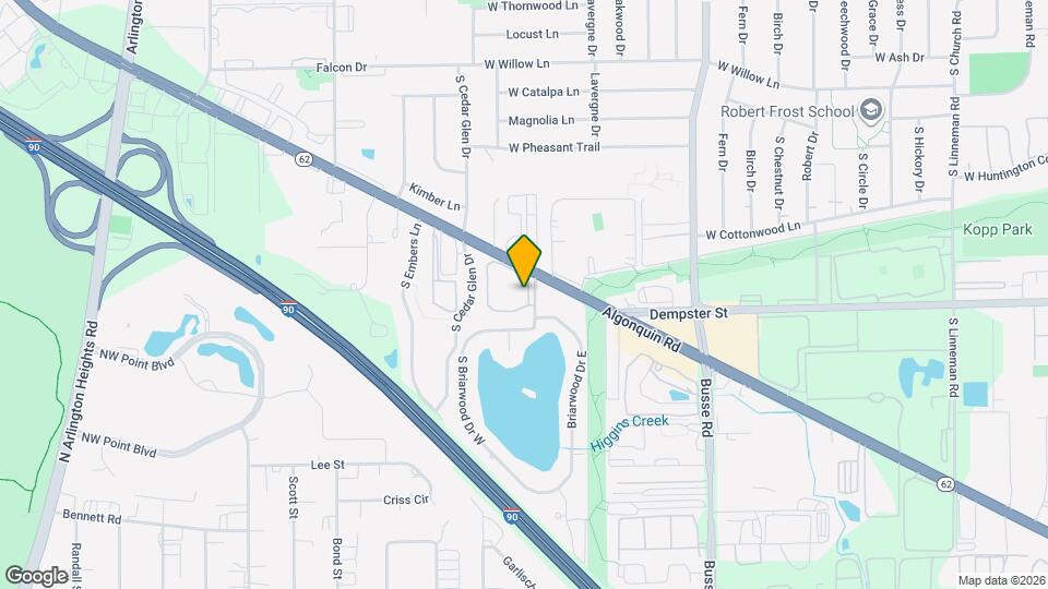 1115 E Algonquin Rd Map and Location Details