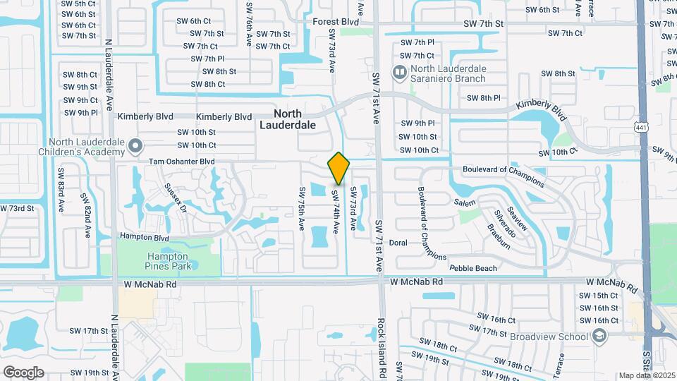1213 SW 74th Ave Map and Location Details