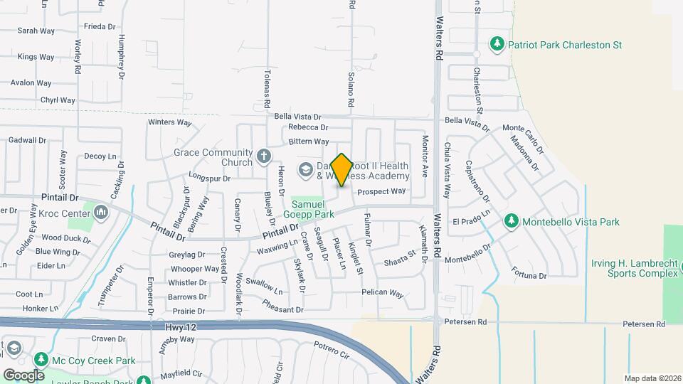 807 Osprey Way Mapa y Detalles de la Ubicación