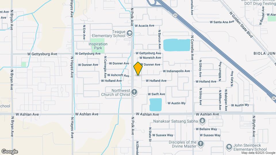5462 W Holland Ave Map and Location Details