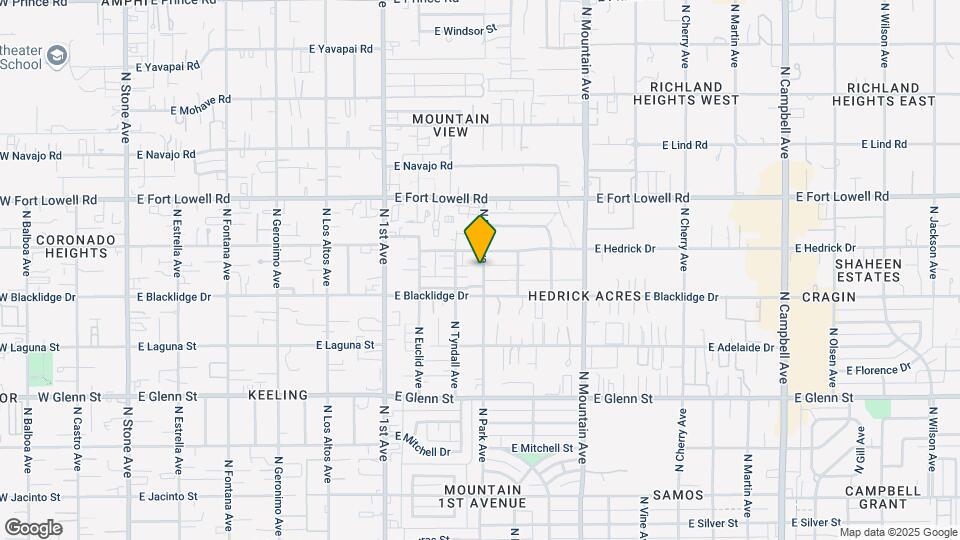 3041-3045 N Park Ave Mapa y Detalles de la Ubicación