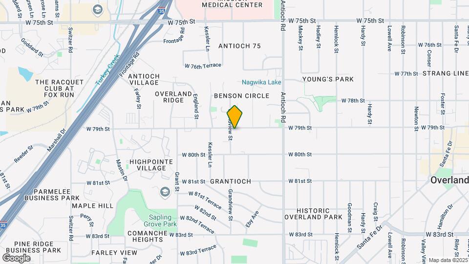 7901 Grandview St Map and Location Details