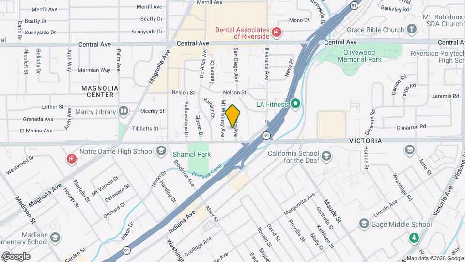 6659 Mt Diablo Ave Map and Location Details