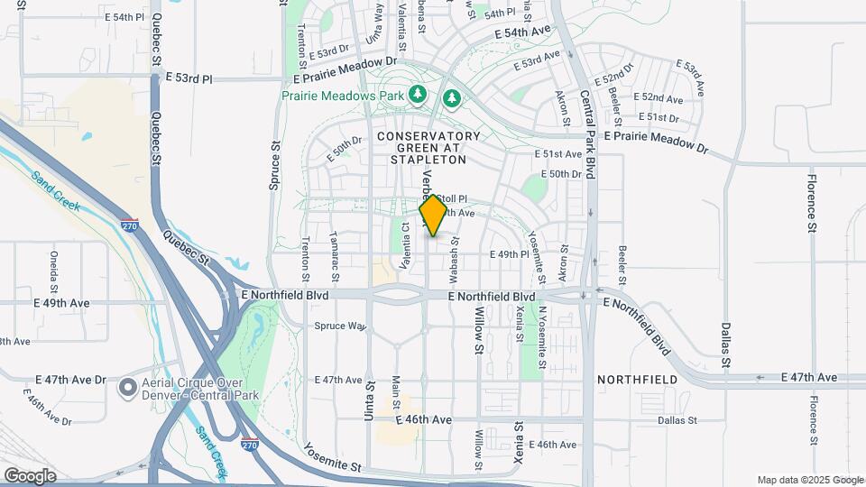 4966 Verbena St Map and Location Details