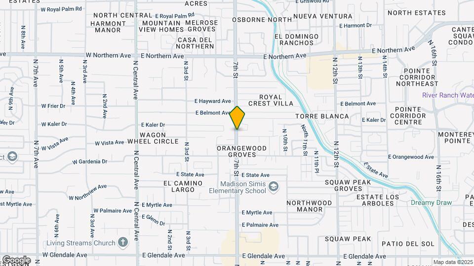 7557 N St Map and Location Details