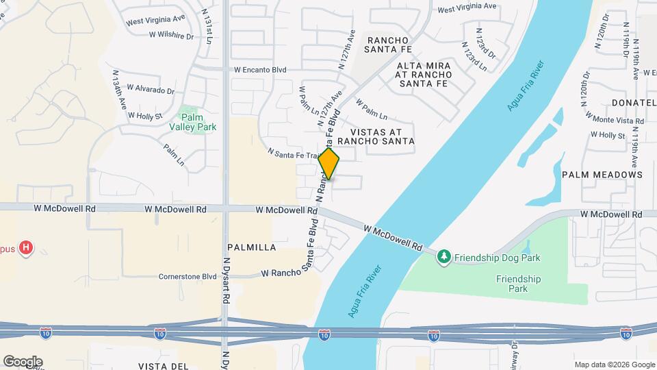 1640 N 125th Ln Map and Location Details