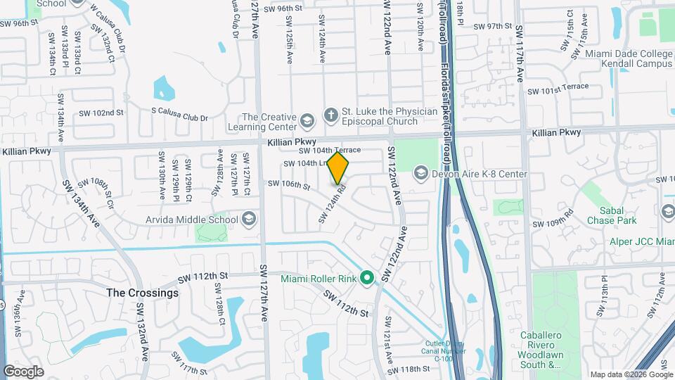 2320 SW 105th St Map and Location Details