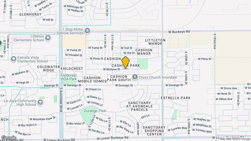 10947 W Mohave St Mapa y Detalles de la Ubicación