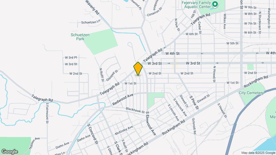 124 N Thornwood Ave Map and Location Details