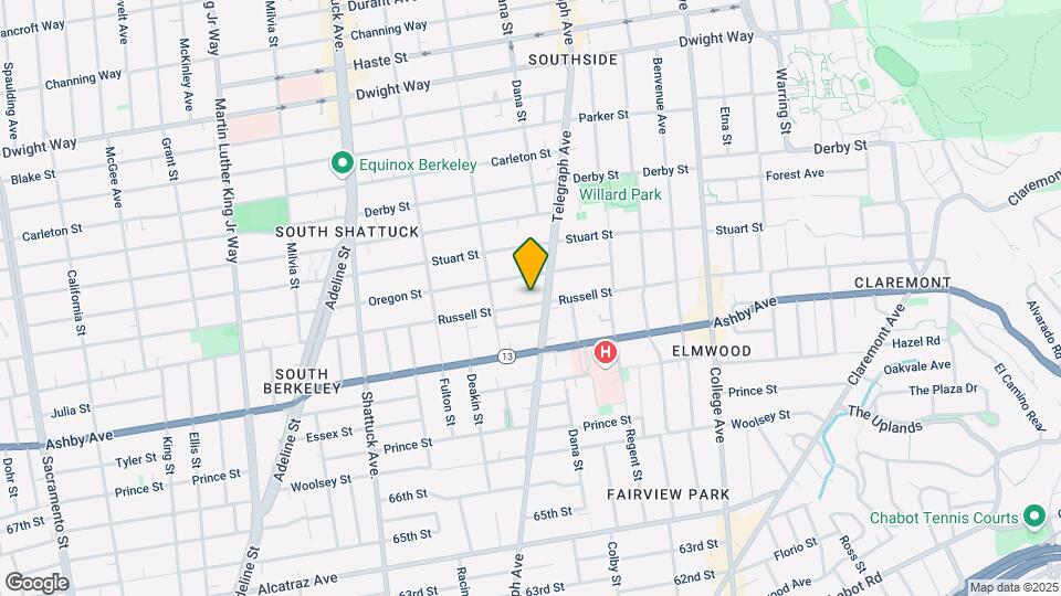 2335 Russell St Map and Location Details