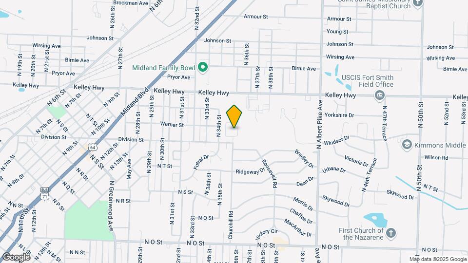 2217 N 35th St Map and Location Details