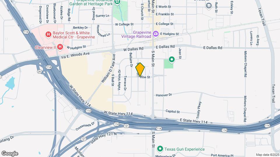 1203 S Pine St Map and Location Details