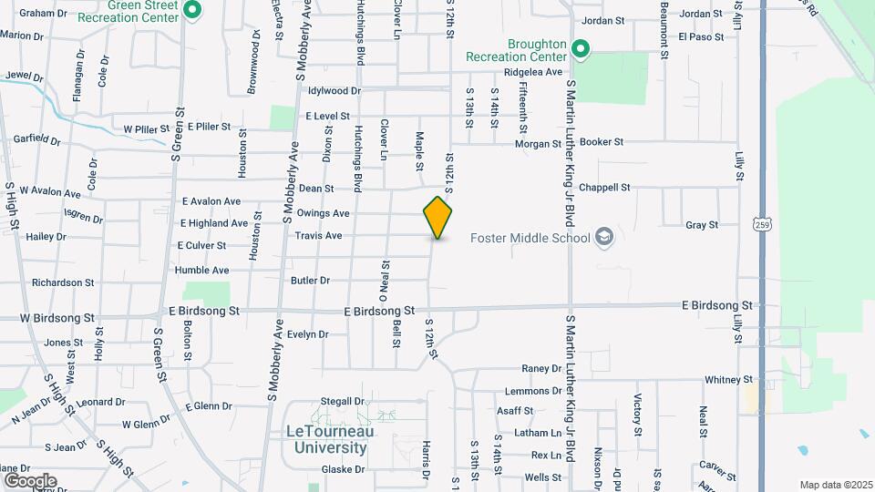 1508 S 12th St, Unit 1508 Map and Location Details