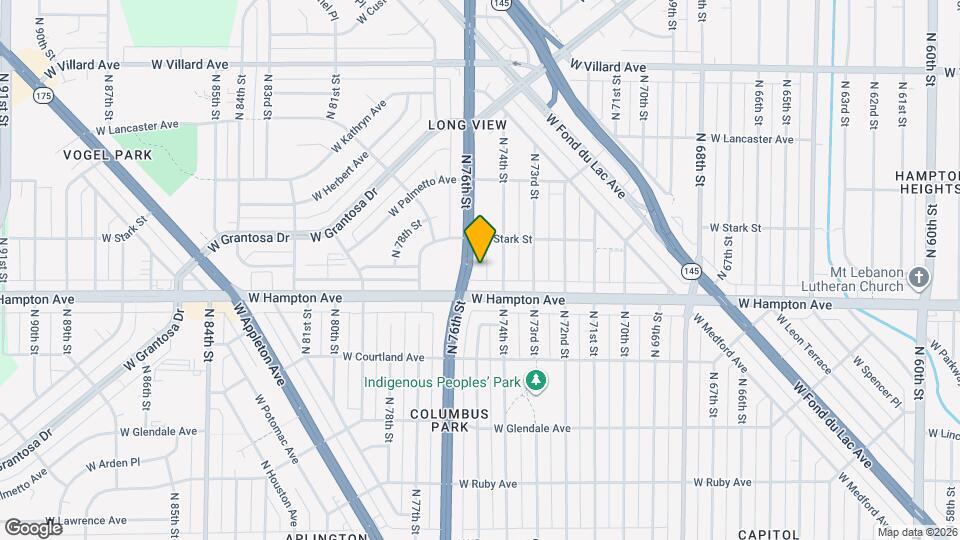 4834 N 76th St, Unit Lower Mapa y Detalles de la Ubicación