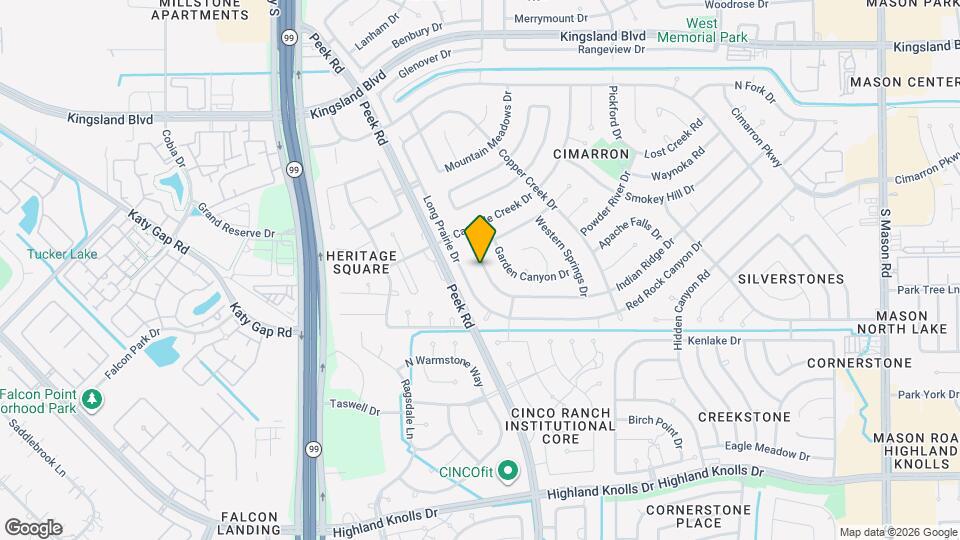 22939 Indian Ridge Dr Map and Location Details