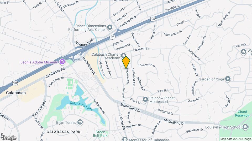 4735 Degovia Ave Map and Location Details