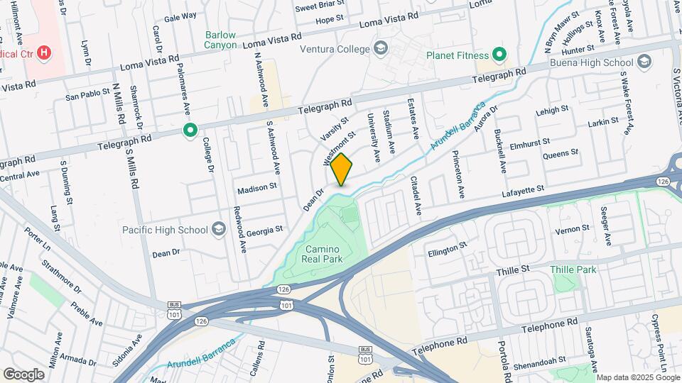 4355 Whittier Ct Map and Location Details
