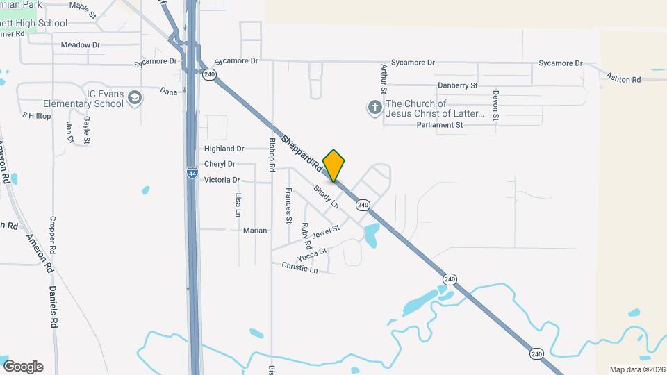 1208 Sheppard Rd Map and Location Details