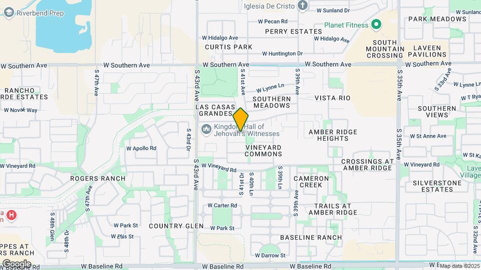 4113 W Lydia Ln Map and Location Details