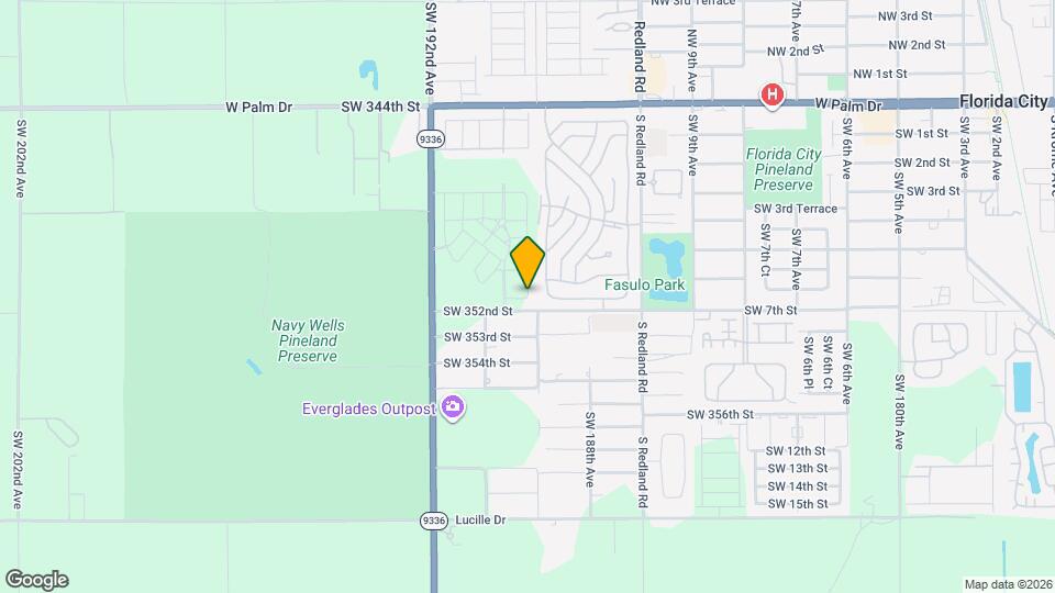 35537 SW 189th Ct Map and Location Details