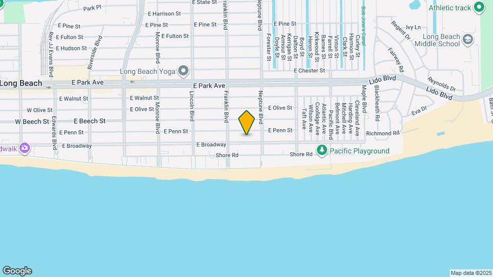 541 E Broadway Map and Location Details