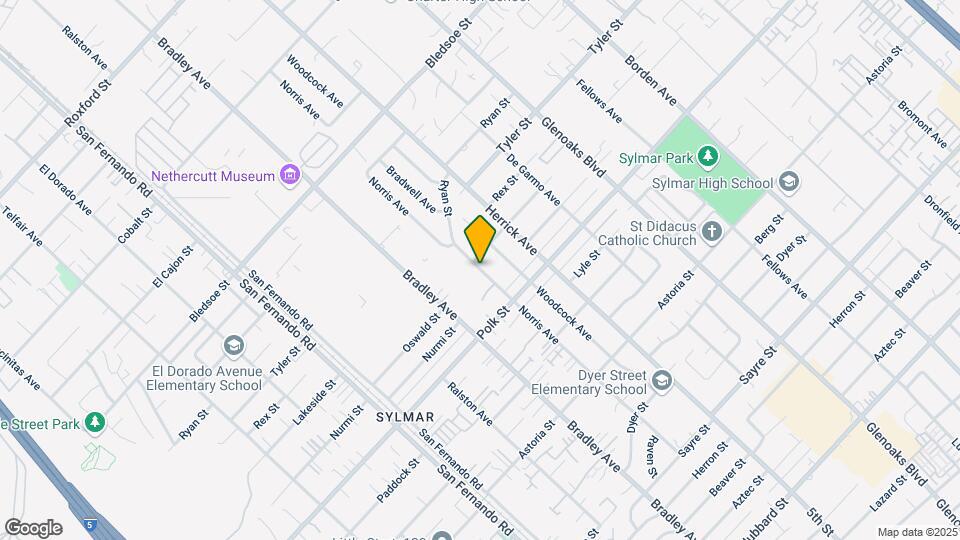 12921 Norris Ave Mapa y Detalles de la Ubicación