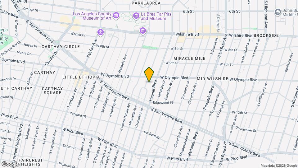 1024 1/2 Masselin Ave Map and Location Details