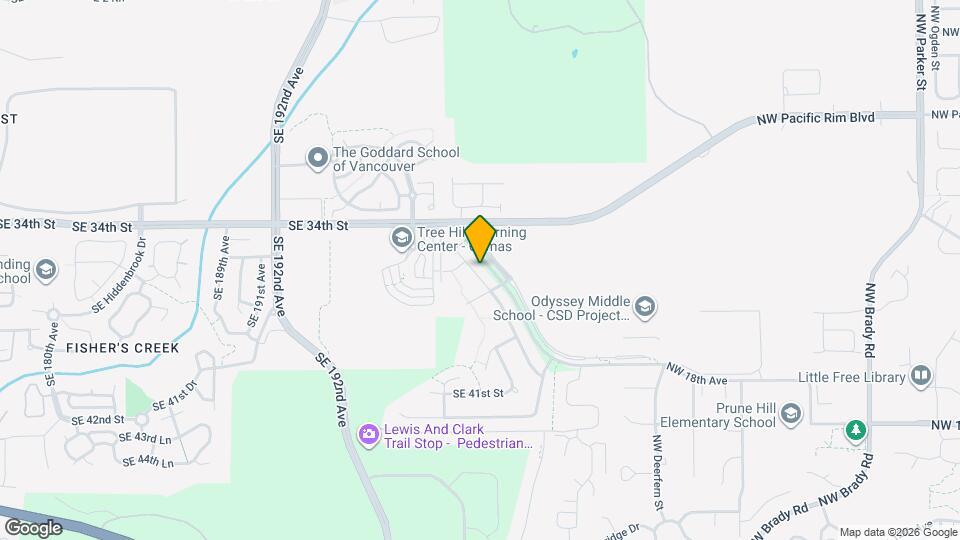 3613 SE Sunrise Dr Map and Location Details