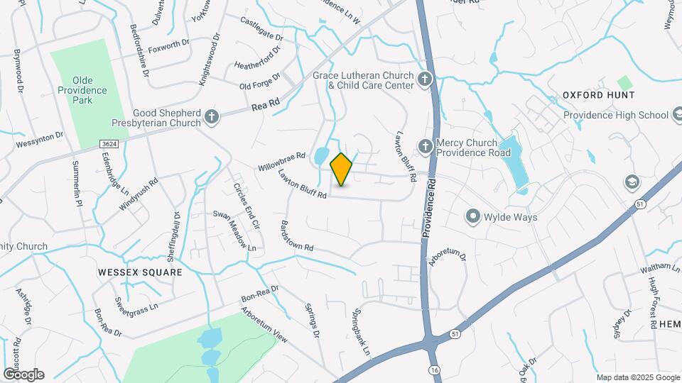 1909 Lawton Bluff Rd Map and Location Details