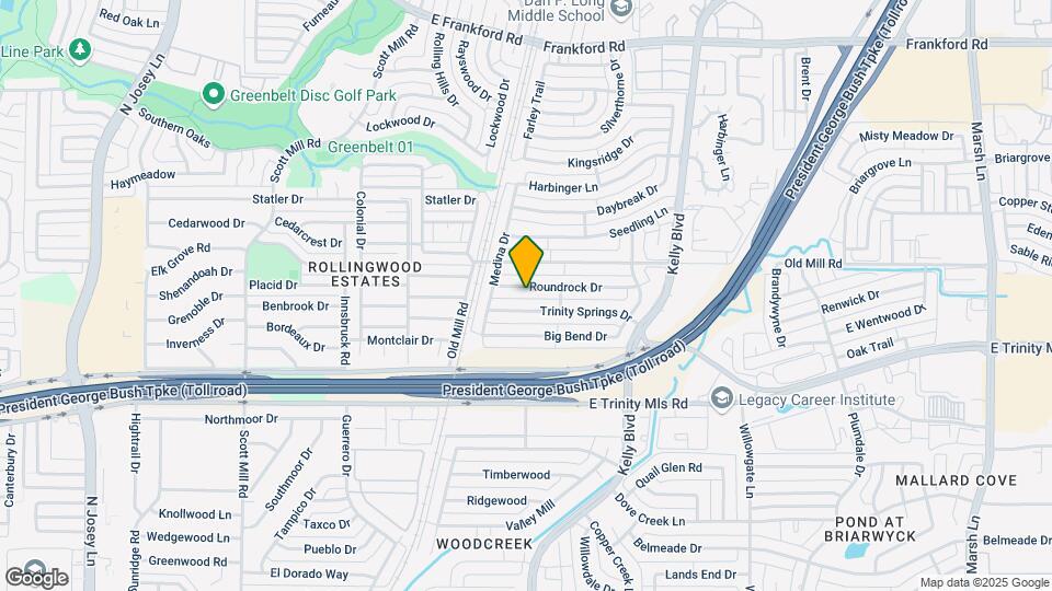 2210 Roundrock Dr Map and Location Details