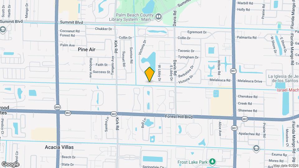 3666 Victoria Dr Map and Location Details