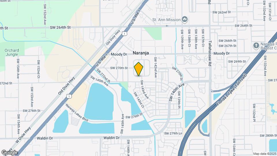 14310 SW 271st Terrace Map and Location Details