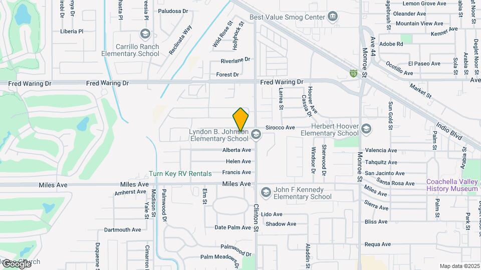81434 Palmyra Ave Mapa y Detalles de la Ubicación