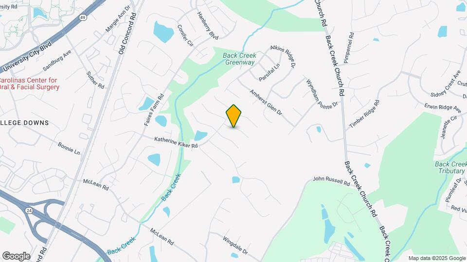 9507 Guernsey Ct Mapa y Detalles de la Ubicación