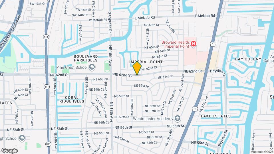 2030 NE 62nd St Map and Location Details