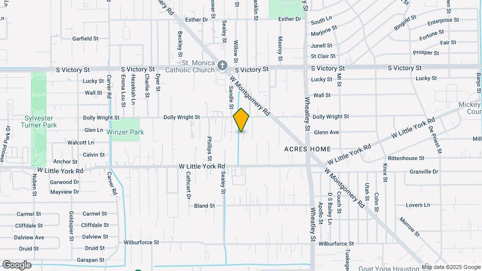 7215 Tippett St Map and Location Details