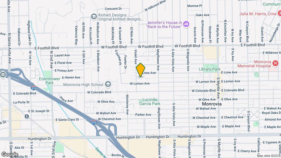 420 Violet Ave Map and Location Details