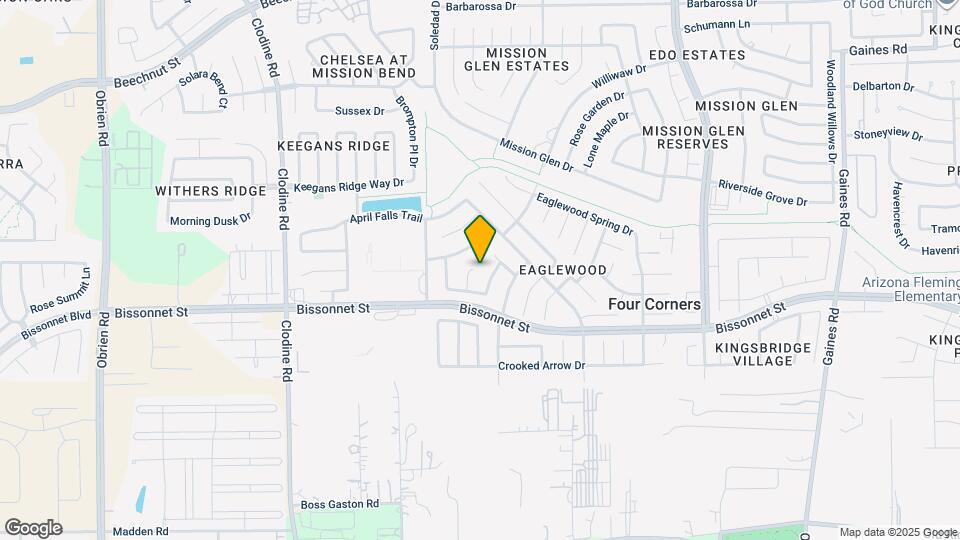 16307 Pebble Crest Ct Map and Location Details