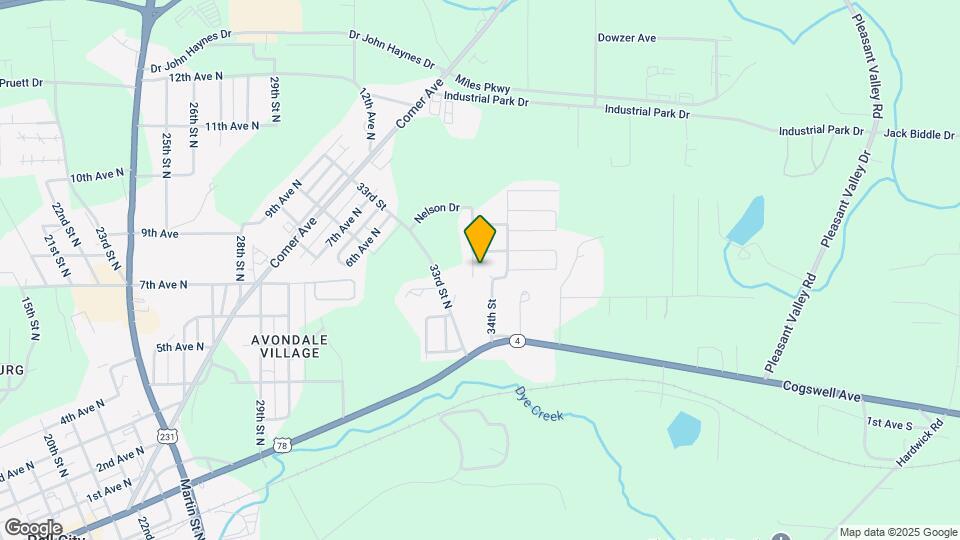 204 Ashley Dr Map and Location Details
