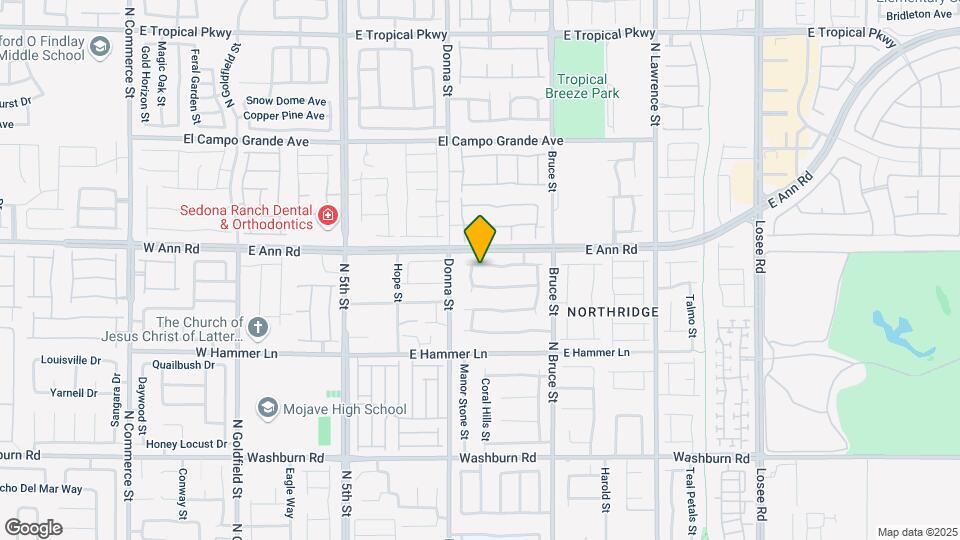 1009 Barron Creek Ave Map and Location Details