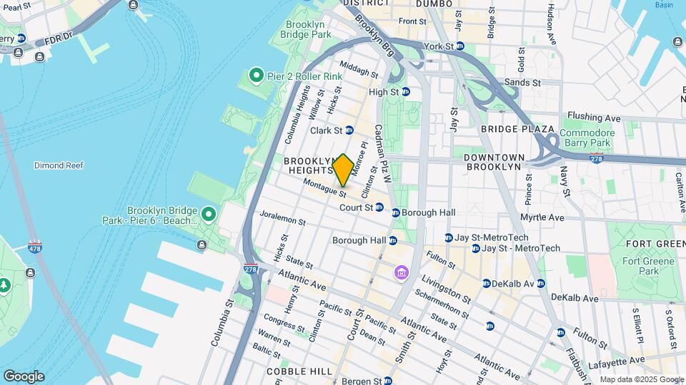 143 Montague St Mapa y Detalles de la Ubicación