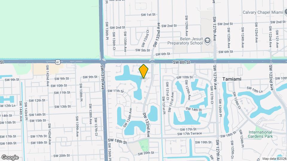 13259 SW 9th Ln Mapa y Detalles de la Ubicación