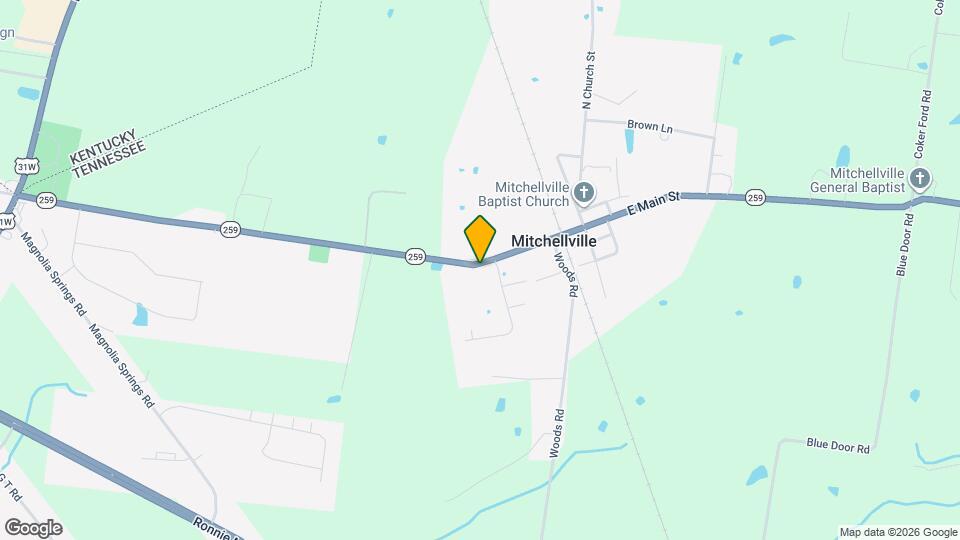 1117 W Main St Map and Location Details