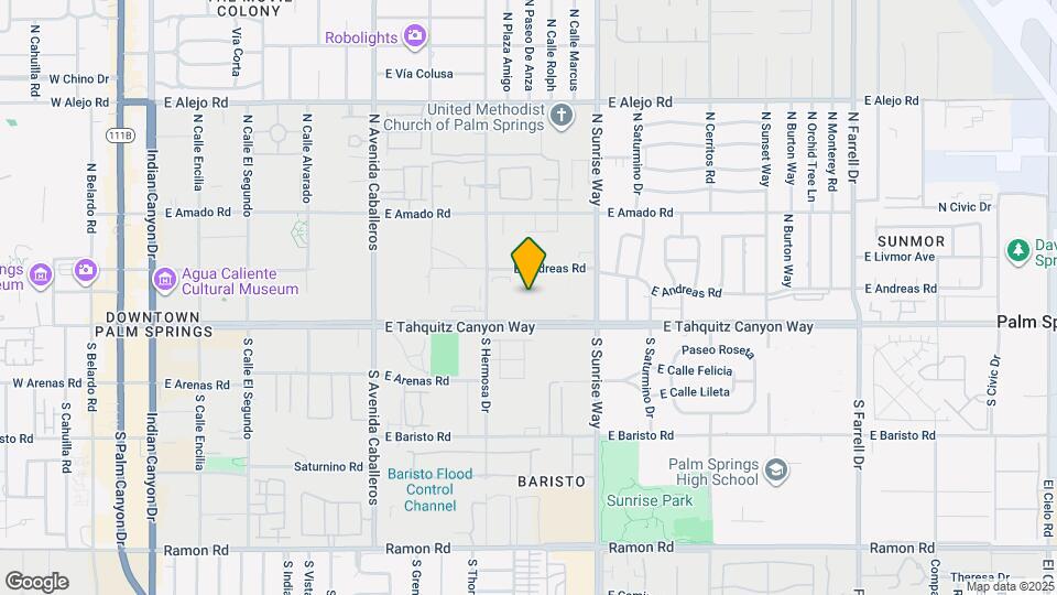Furnished Studio-Palm Springs - Airport Mapa y Detalles de la Ubicación