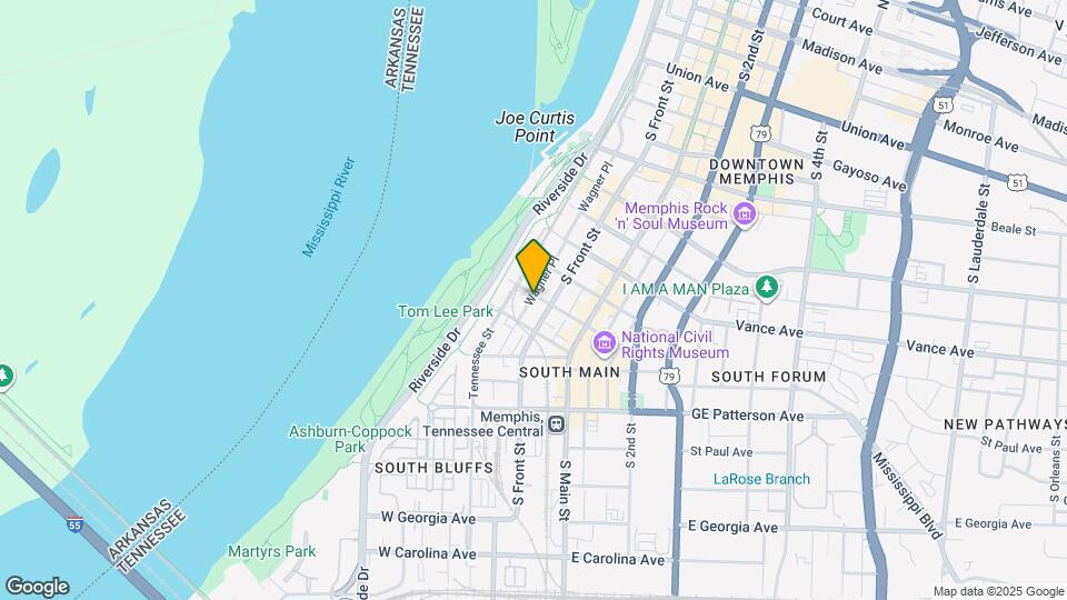 415 S Front St Map and Location Details