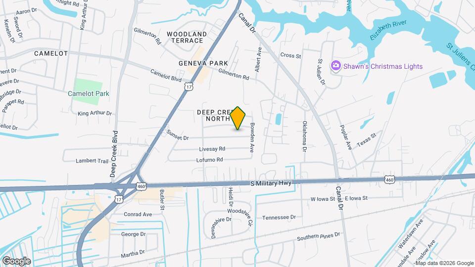 2408 Sunset Dr Map and Location Details