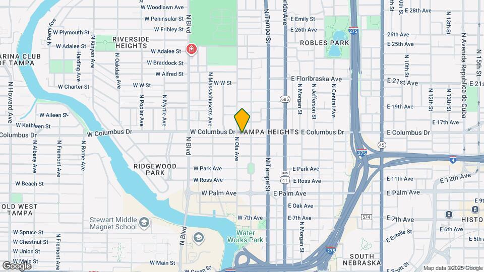 210 W Columbus Dr Map and Location Details
