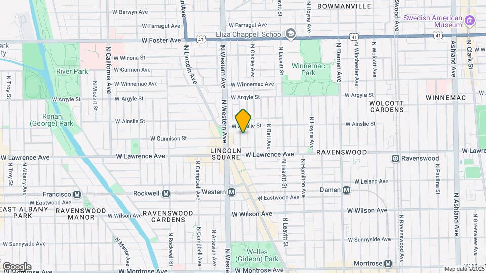 4839 N Claremont Ave Map and Location Details